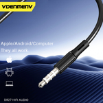 Наушники с микрофоном DENMEN DR27 (черный)