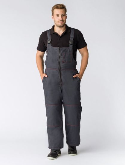 Полукомбинезон зимний "Флофт" (т.серый)