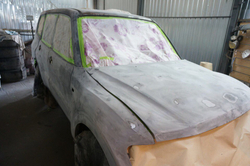 Покраска Раптором Pajero 4