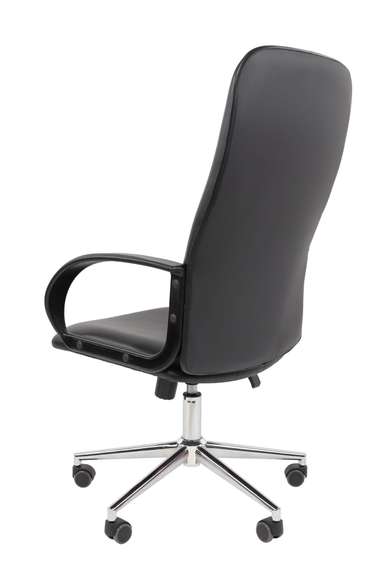 Офисное кресло Chairman 278 Россия экопремиум черный хром