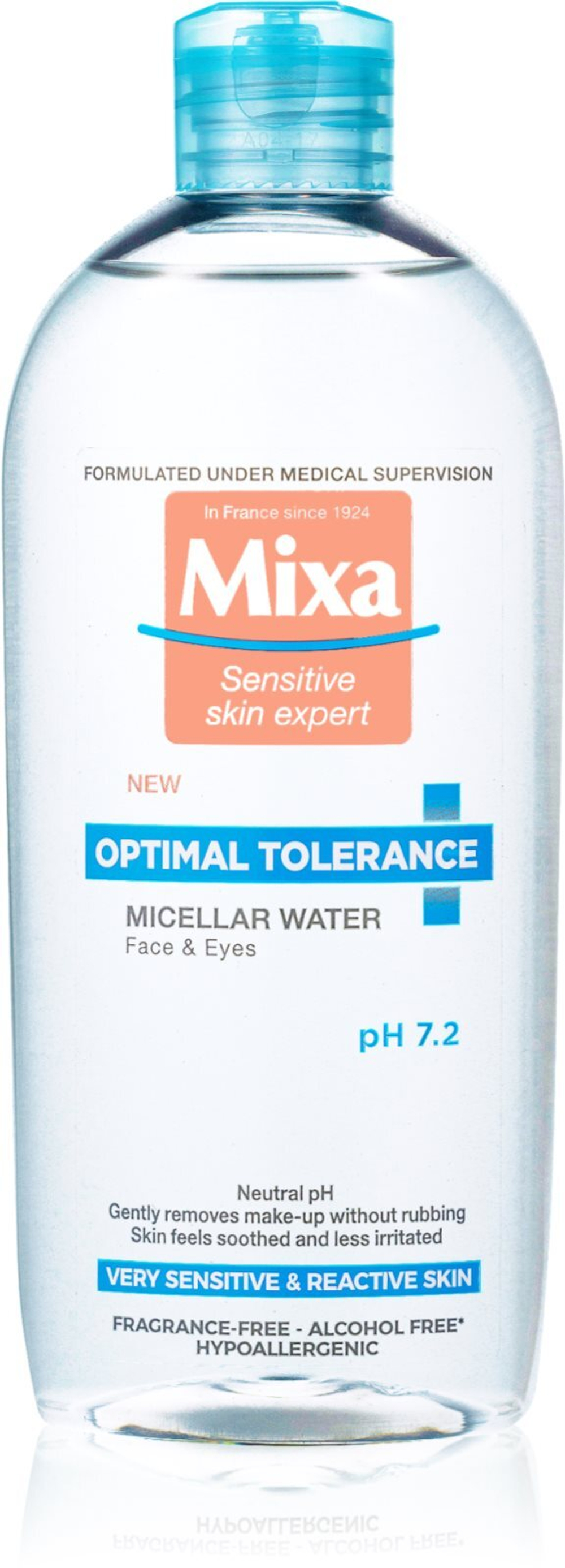 MIXA Optimal Tolerance - мицеллярная вода для успокоения /   400  ml  / GTIN 3600550476040