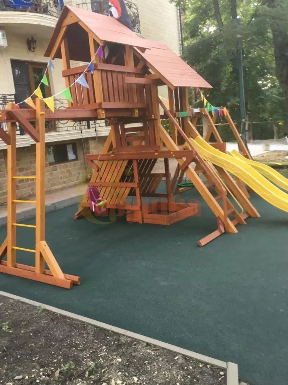 Деревянный игровой комплекс Савушка Lux - 11