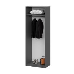 Шкаф распашной ШК 5 (800), Графит