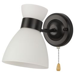Бра светильник Rivoli Aemilia 9185-401 настенный 1хЕ27 60 Вт модерн с выключателем | Лайт