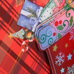 Пакет подарочный «Новогодний стиль» 31*42*12 см, микс