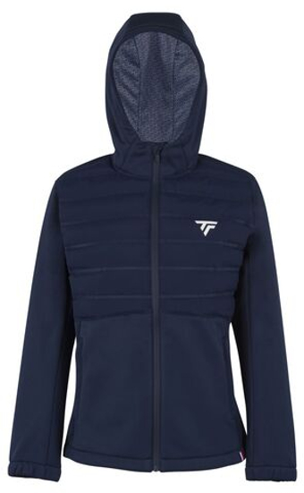 Женская теннисная куртка Tecnifibre Bombshell - небесный