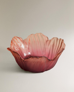 Zara Home миска из стекла, цвет зелёный, 15 см