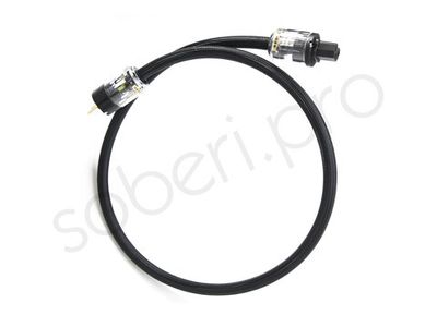 Силовой кабель питания 2х5.0+2.5 экранированный вибростойкий в защитной оболочке для Hi-Fi / Hi-End аудиотехники, длина 4 метра