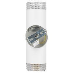 Светильник настенный ЭРА WL50 WH/TR под лампу MR16 GU10 белый/прозрачный