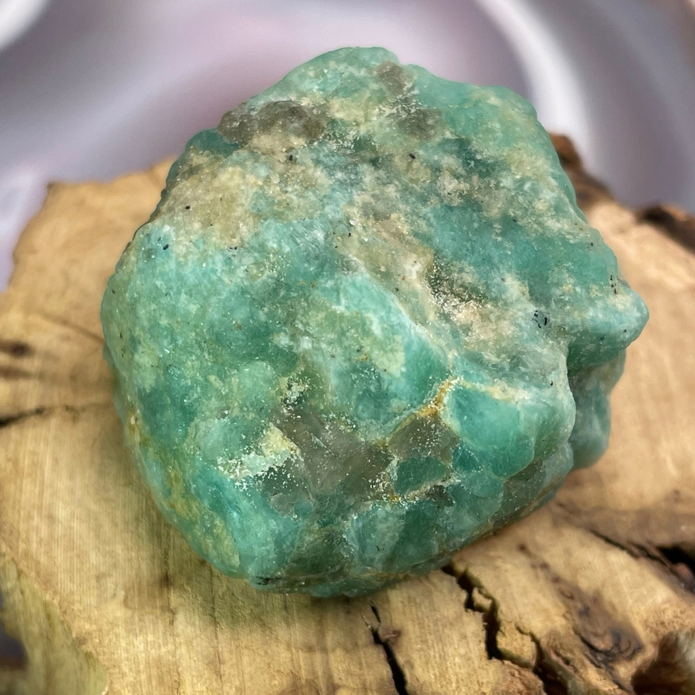 34846 Амазонит необработанный 43мм