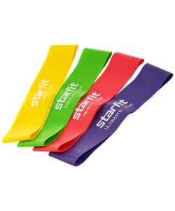 Мини-эспандеры ES-203, неон, 4 шт