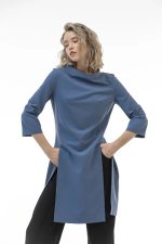 Костюм туника и брюки клеш