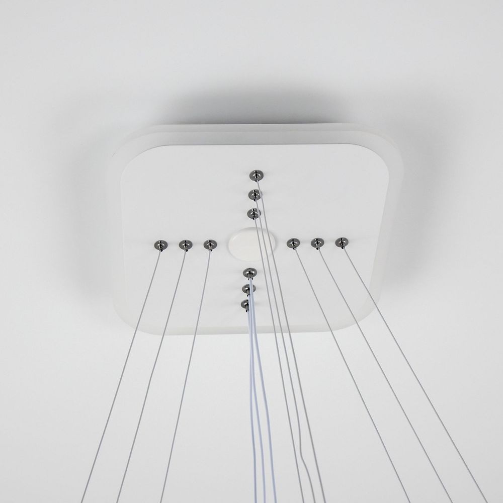 Citilux Неон Смарт CL731AK110E Умная подвесная люстра Белая