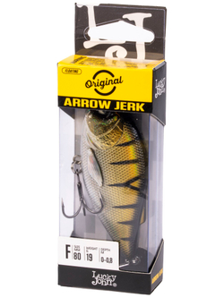 Воблер плавающий LJ ORIGINAL ARROW JERK 8 см, цвет 002