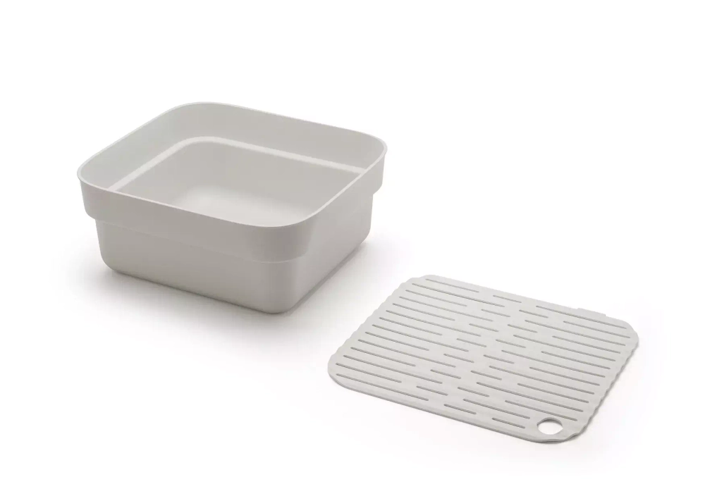 Brabantia - Мойочный контейнер Sink Side с крылом для сушки, светло-серый / артикул   302688  / GTIN 8710755302688