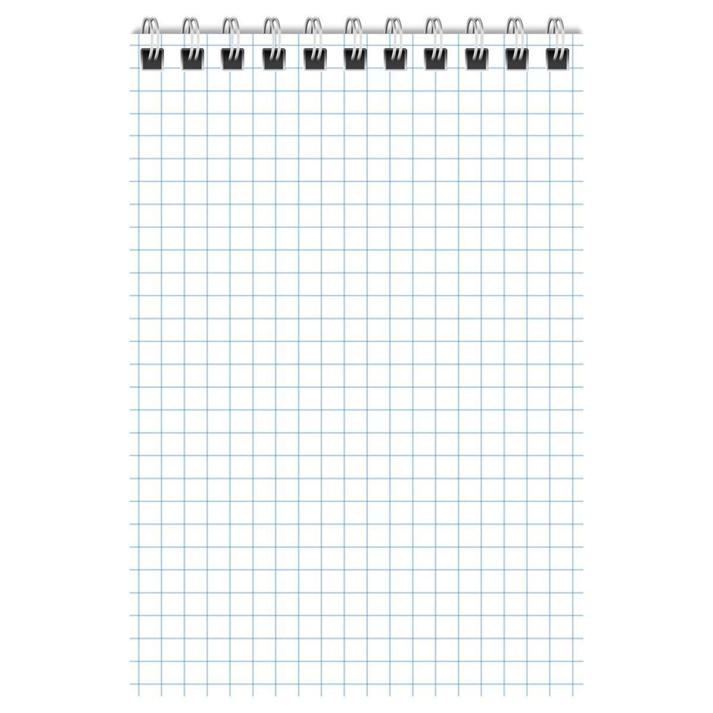 Блокнот А6 40л. клетка, на гребне "Supercar" (BG)