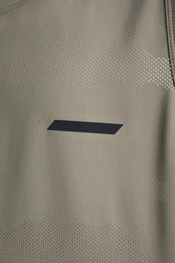 ZARA ФУТБОЛКА БЕЗ РУКАВОВ, СВЕТЛЫЙ ХАКИ