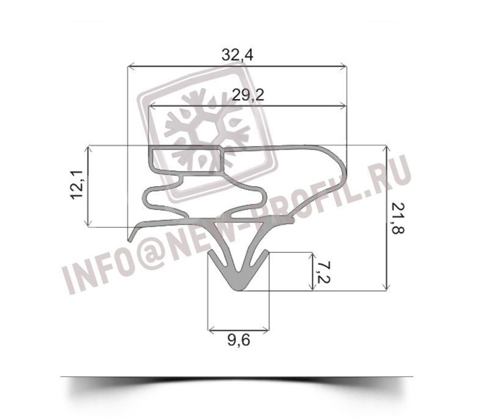 Уплотнительный профиль_003 (тип ЛГ) для холодильного оборудования.