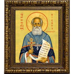 Никита (Лехан) Харьковский Священномученик. Икона на холсте.