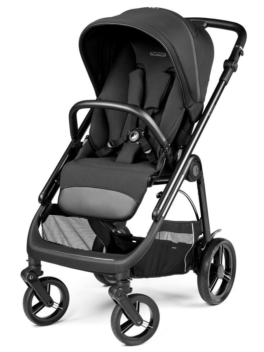 Коляска Peg Perego Veloce New Belvedere Lounge 3 в 1 True Black
