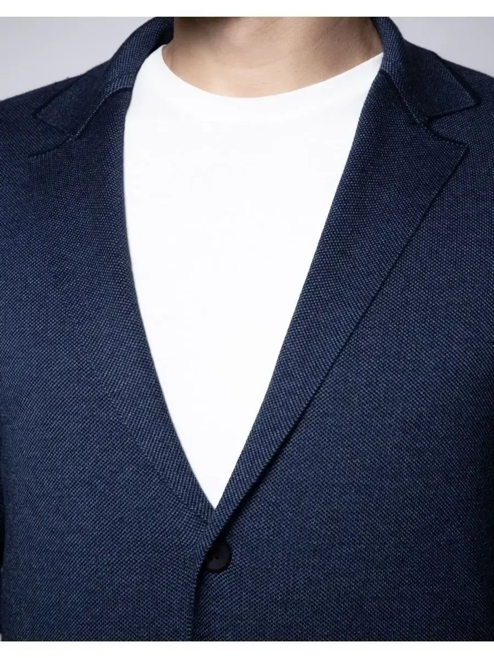 Пиджак вязаный