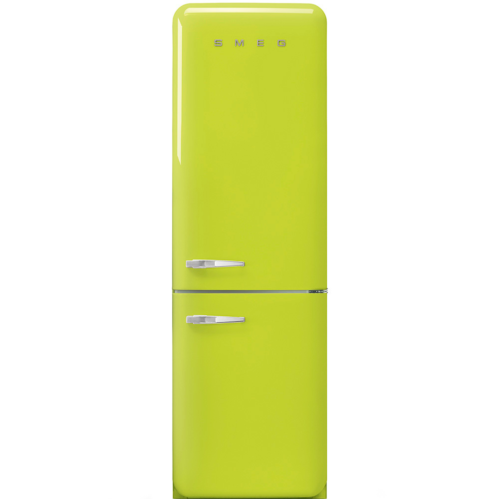 Холодильник двухкамерный цвет лайм Smeg FAB32RLI5