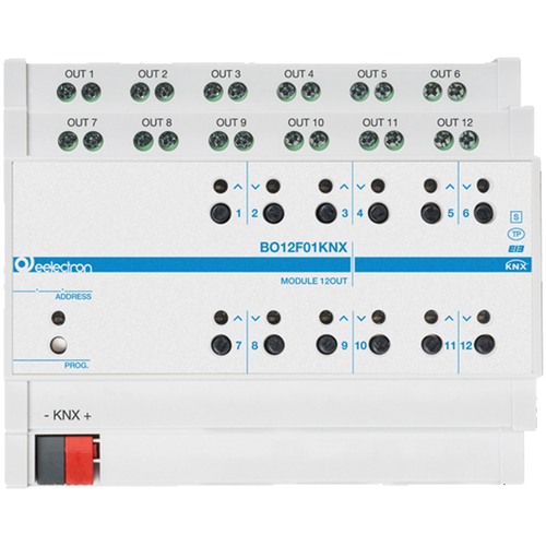 BO12F01KNX Универсальный релейный актуатор KNX 12 выходов