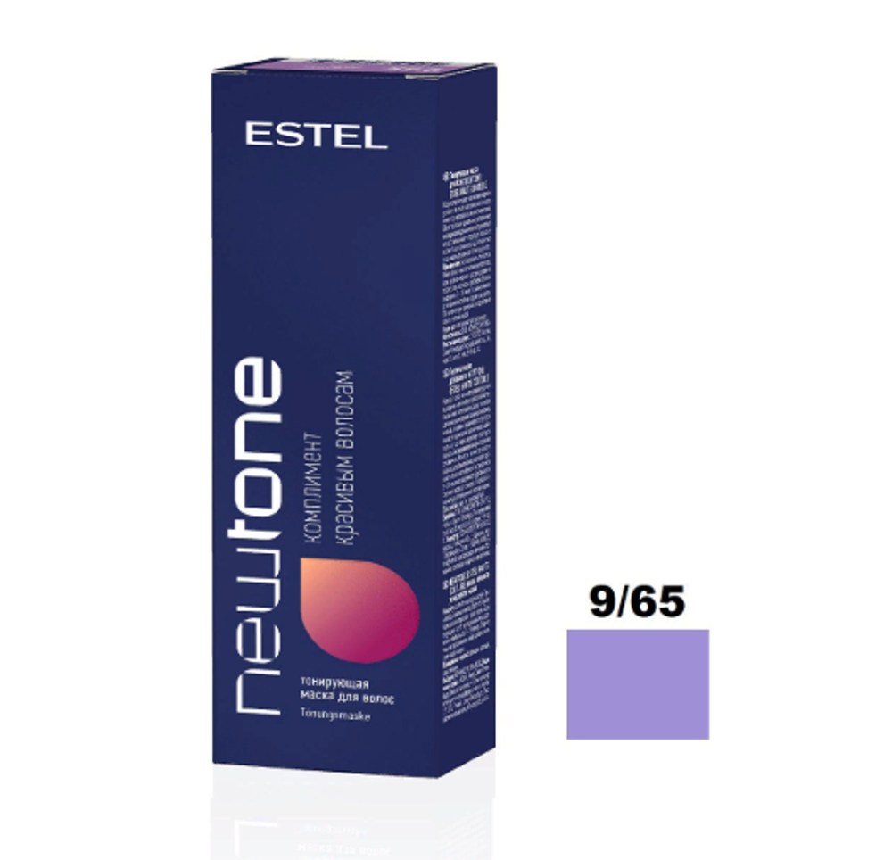 Estel Маска для волос Newtone, тонирующая, тон №9/65, Блондин фиолетово-красный, 60 мл