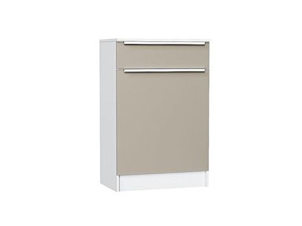 Тумба Стиль ТБ-601 с ящиком Silky Grey Белый