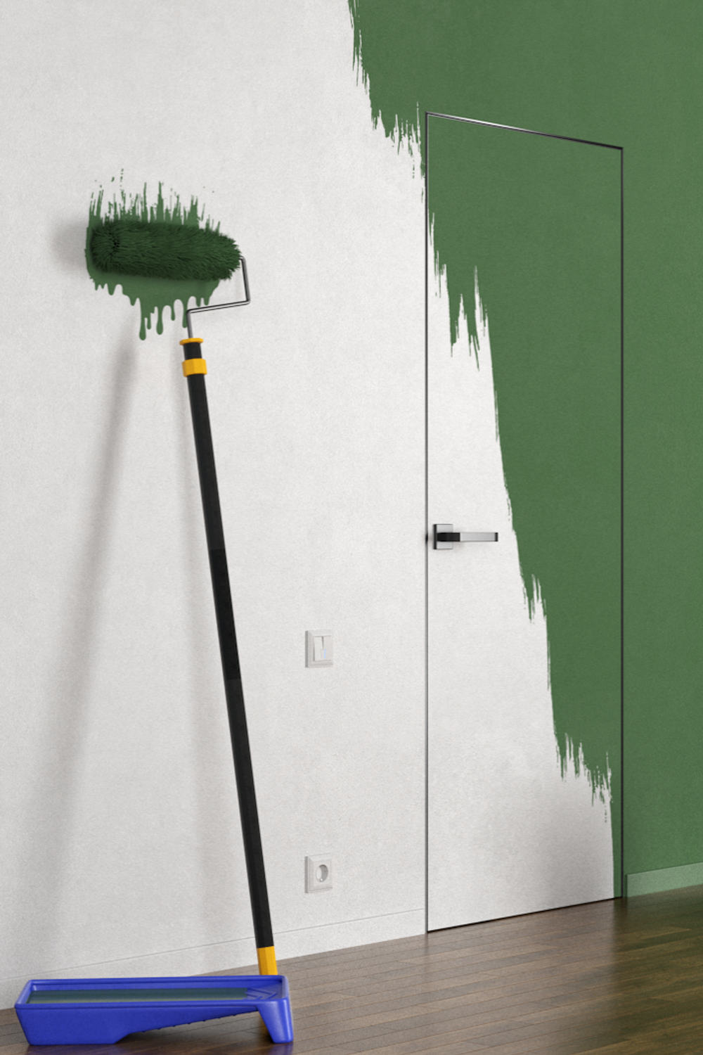 ПГ Elen ALU Black Revers (Обратное открывание)