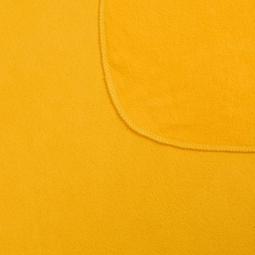 Флисовый плед Warm&Peace XL, желтый