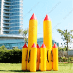 Надувная командная игра "Летучая ракета"