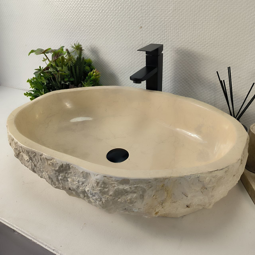 Раковина из мрамора Erozy Cream EM-64947 64*43*16 0880