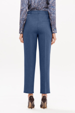 31182 Брюки женские (дымчато-голубой)