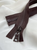 Молния тракторная темно-коричневая