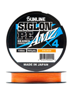 Шнур плетеный SUNLINE SIGLON PEx4 AMZ 150M(OR) #0.3/4LB