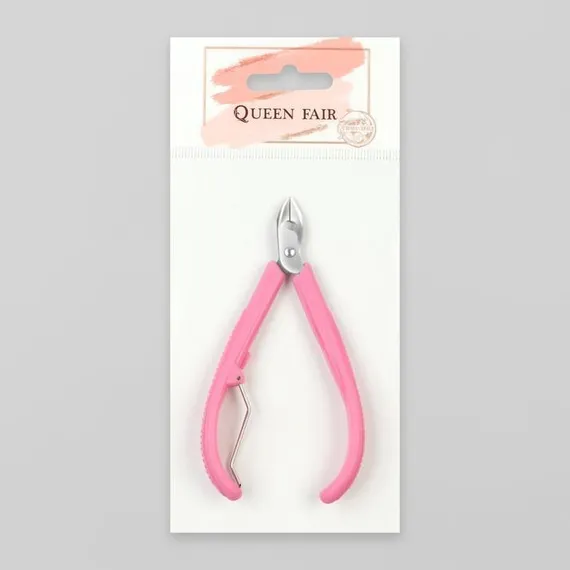 Кусачки маникюрные для кутикулы, 10,5 см, длина лезвия - 8 мм, цвет МИКС