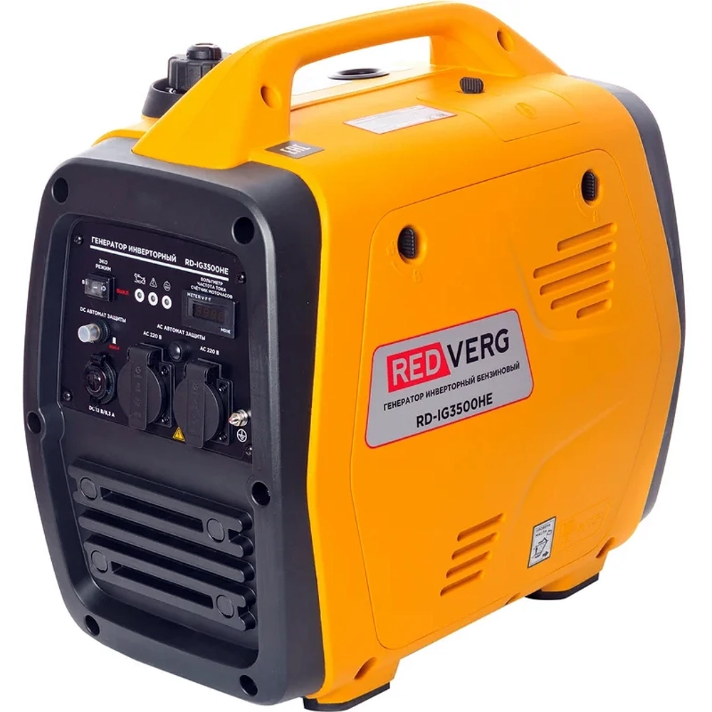 Redverg RD-IG3500HE генератор бензиновый инверторный