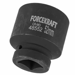 Головка ударная 1'', 52мм (6гр.) FORCEKRAFT FK-48552