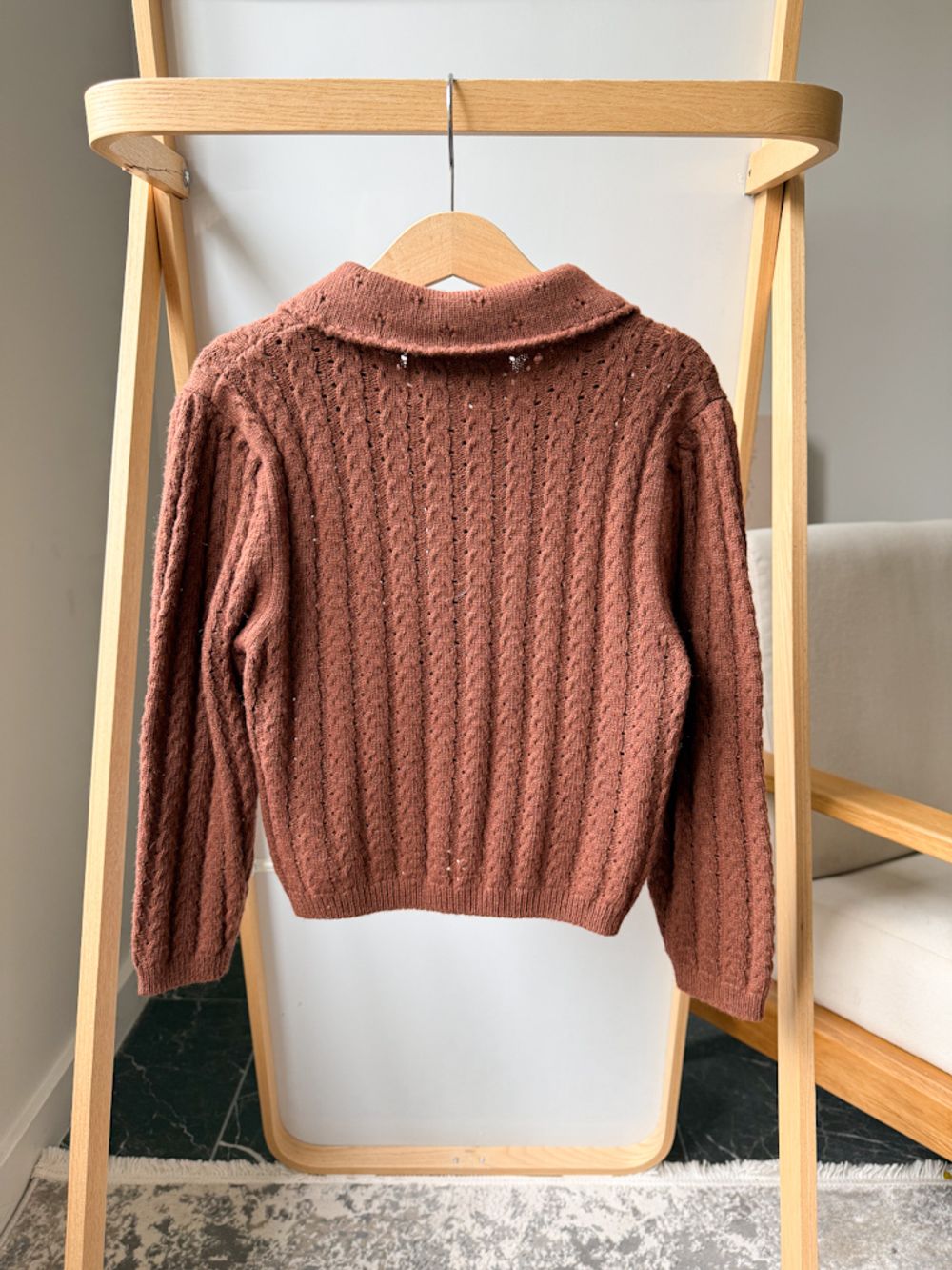 Кардиган с шерстью и кашемиром Bebe Organic, 104