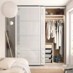 Каркас гардероба - IKEA PAX, 150x58x236 см, под беленый дуб ПАКС ИКЕА