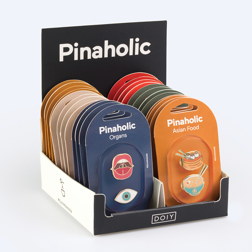 Набор из 2-х металлических булавок pinaholic asian food