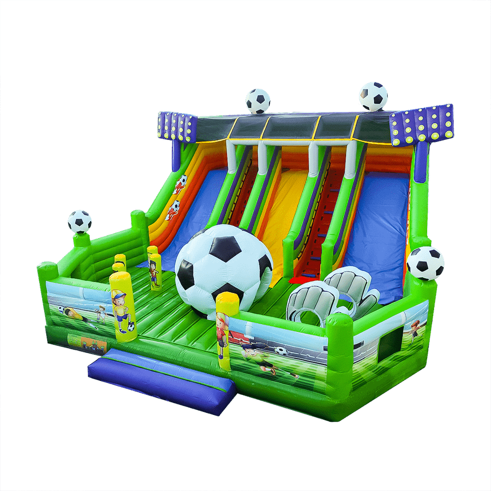 Коммерческий надувной батут «Футбол», 10*10*6 м