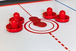 Игровой стол - трансформер (бильярд, аэрохоккей, настольный теннис) "Twister" (черный)