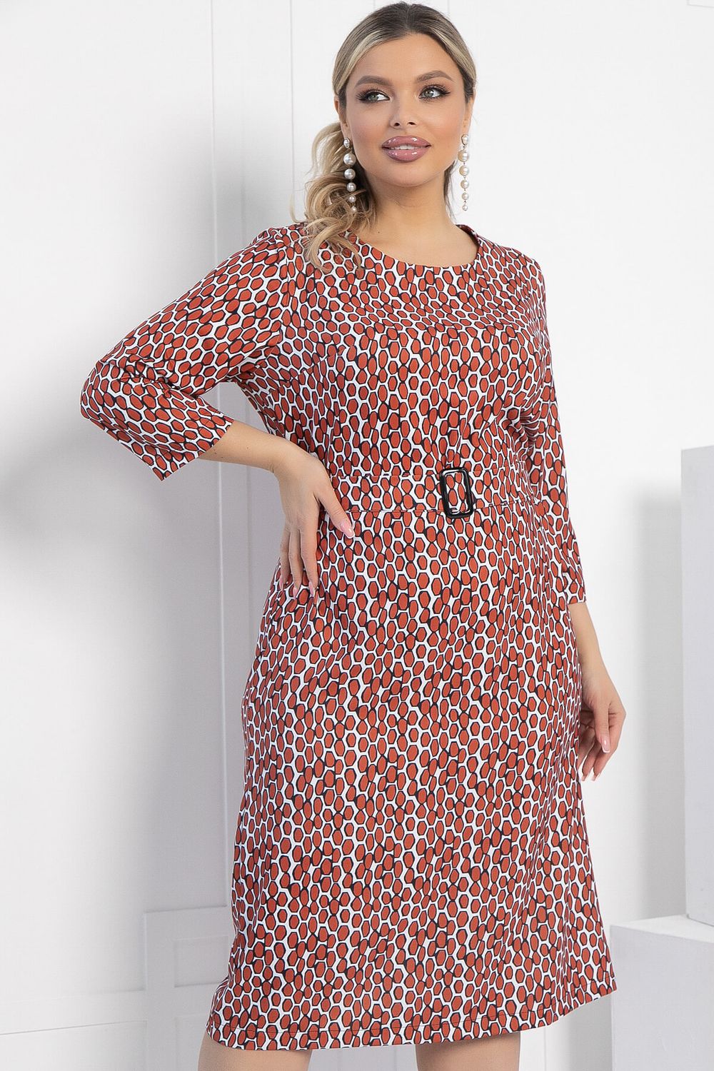 Платье Эпоха моды (терракотовое) П12759-25М LT Collection