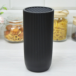 Подставка для ножей 23,5*11,5см, черная