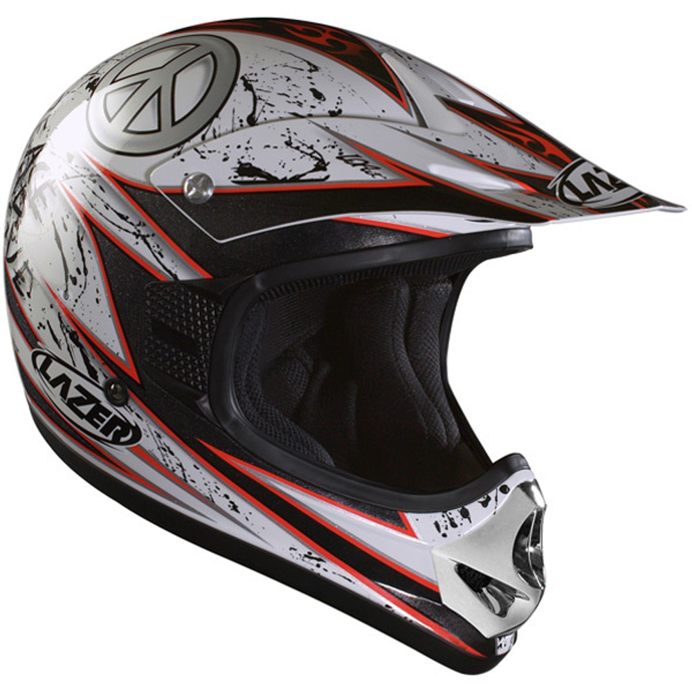 Велошлем для MTB LAZER, модель X5 Voltage, р.L, цв.белый/черный/красный
