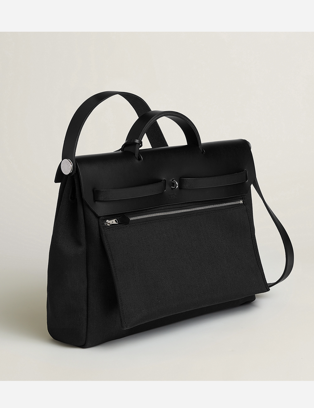 Hermes Herbag Zip cabine bag Noir (H084489CKAA)