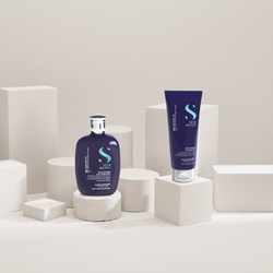 Alfaparf Milano Semi di Lino Brunette - оттеночный шампунь шампунь нейтрализующий рыжие оттенки /   250  ml  / GTIN 8022297133416