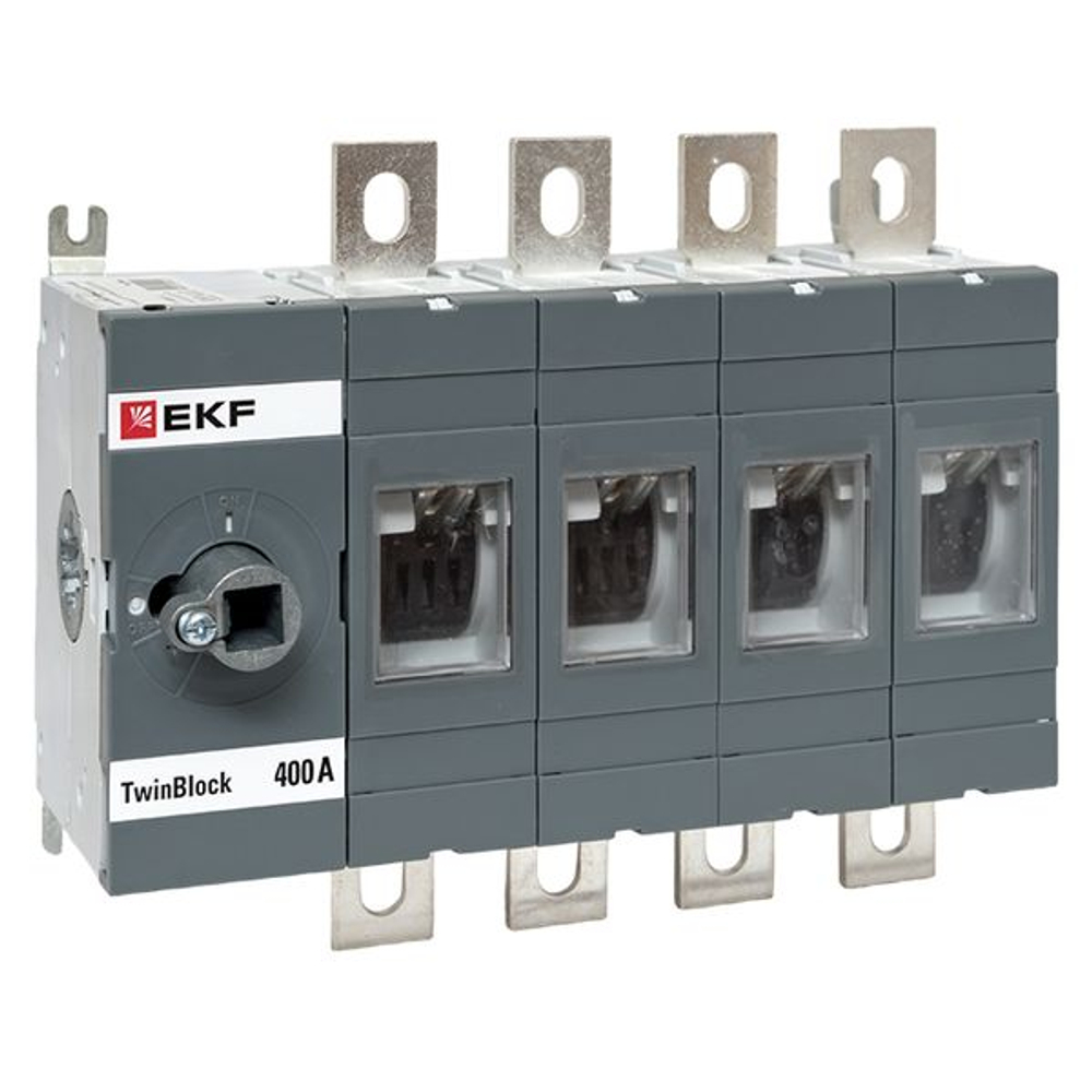 Рубильник 400A 4P без рукоятки управления TwinBlock EKF